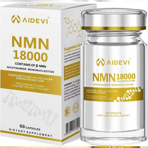 美國Aidevi NMN 18000+PQQ 逆齡補充劑（60粒） – 芥辣哥生活百貨